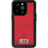 Denmark Soccer Flag iPhone 14 Pro Waterproof Case