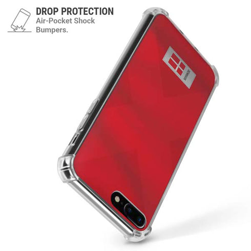 Denmark Soccer Flag iPhone 7/8 Plus Clear Case