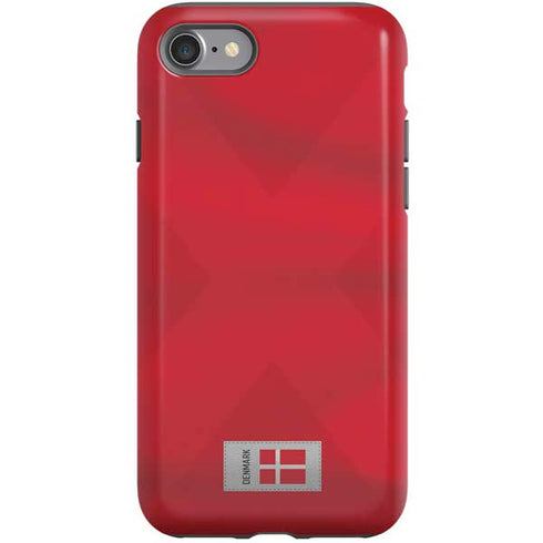 Denmark Soccer Flag iPhone SE (2nd & 3rd Gen) Pro Case