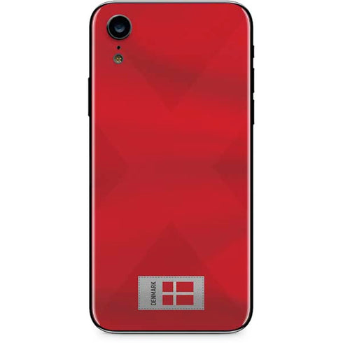 Denmark Soccer Flag iPhone XR Skin