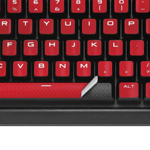 Denmark Soccer Flag K95 RGB PLATINUM Mechanical Gaming Keyboard Skin
