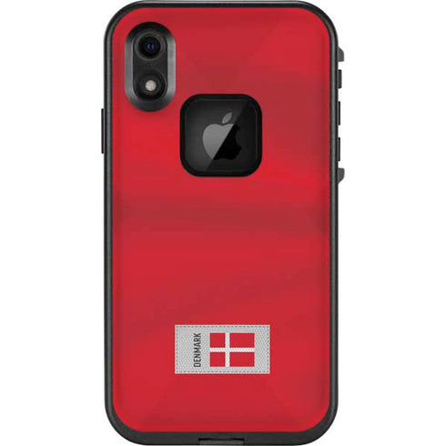 Denmark Soccer Flag LifeProof Fre iPhone Skin