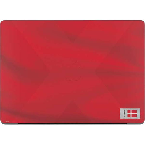 Denmark Soccer Flag MacBook Pro 14in (2021-24) Skin