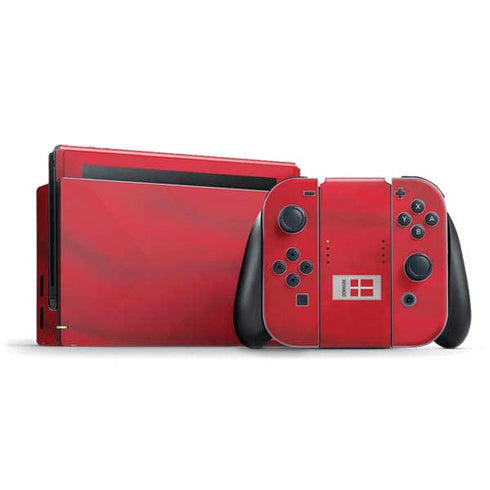 Denmark Soccer Flag Nintendo Switch Bundle Skin