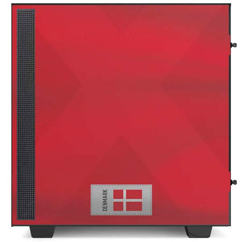 Denmark Soccer Flag NZXT H510 Compact ATX Mid-Tower Case Skin