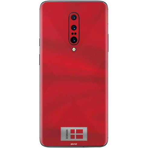 Denmark Soccer Flag OnePlus 7 Pro Skin