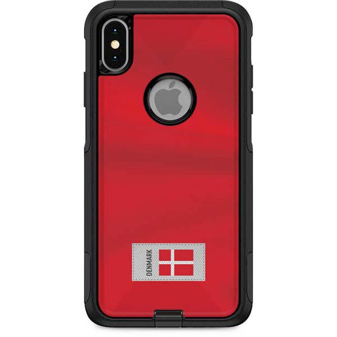Denmark Soccer Flag Otterbox Commuter iPhone Skin
