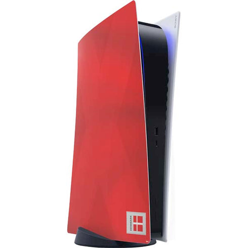 Denmark Soccer Flag PS5 Digital Edition Console Skin