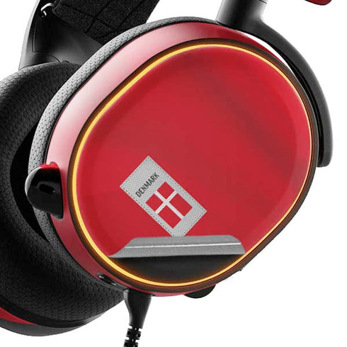 Denmark Soccer Flag SteelSeries Arctis 3 Skin