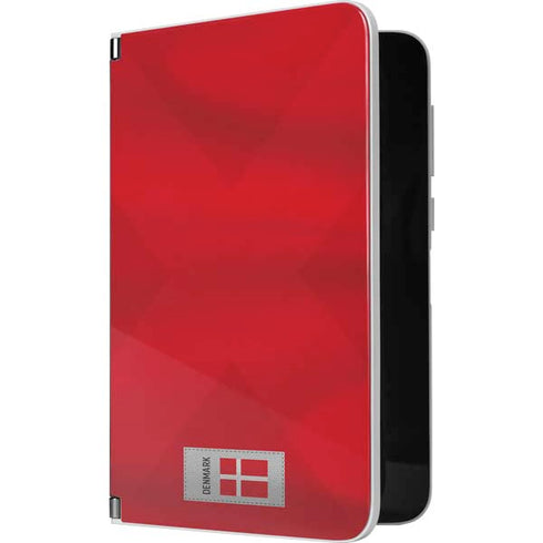 Denmark Soccer Flag Surface Duo Skin