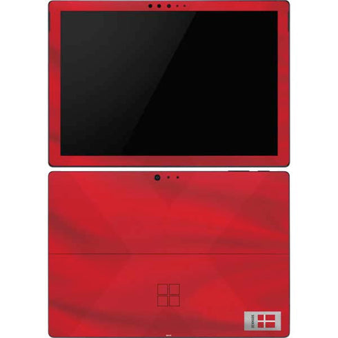 Denmark Soccer Flag Surface Pro 6 Skin