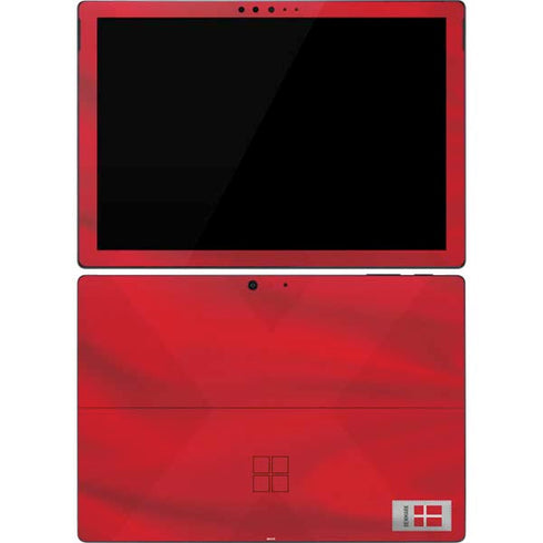 Denmark Soccer Flag Surface Pro 7 Skin