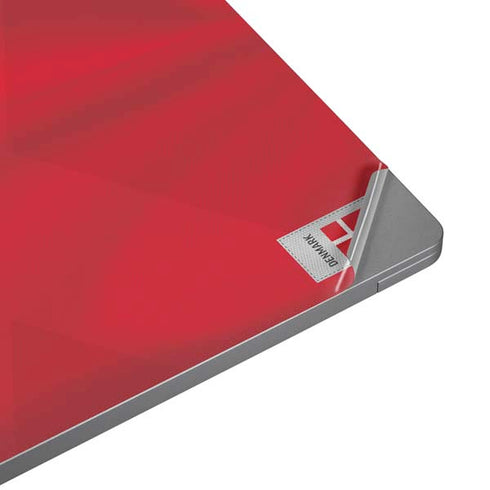 Denmark Soccer Flag Universal Laptop 12in (9.8 x 6.8in) Skin