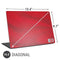 Denmark Soccer Flag Universal Laptop 16.6in (13.4 x 9.7in) Skin