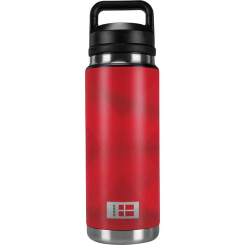 Denmark Soccer Flag YETI Rambler 26oz Bottle Skin