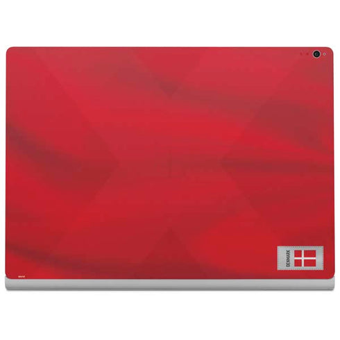Denmark Soccer Flag Surface Book 2 15in Skin