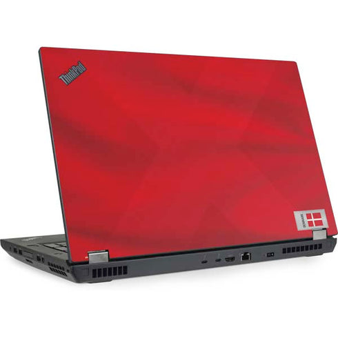 Denmark Soccer Flag Lenovo ThinkPad Skin