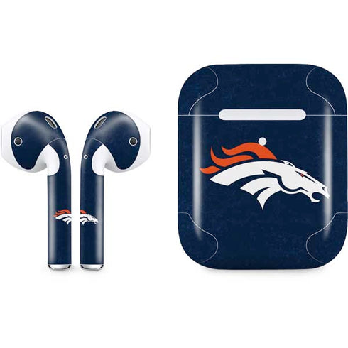 NFL Denver Broncos - Distressed Apple AirPods 2 Skin