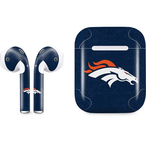 NFL Denver Broncos - Distressed Apple AirPods Skin