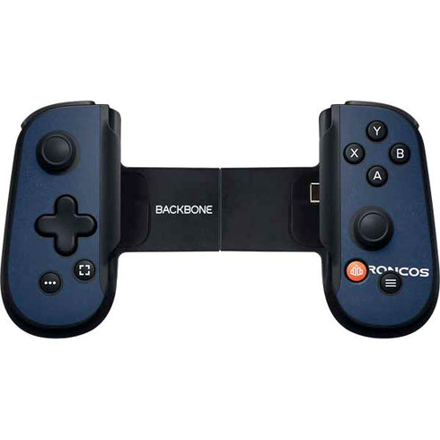 NFL Denver Broncos - Distressed Backbone One for iPhone Game Controller Skin