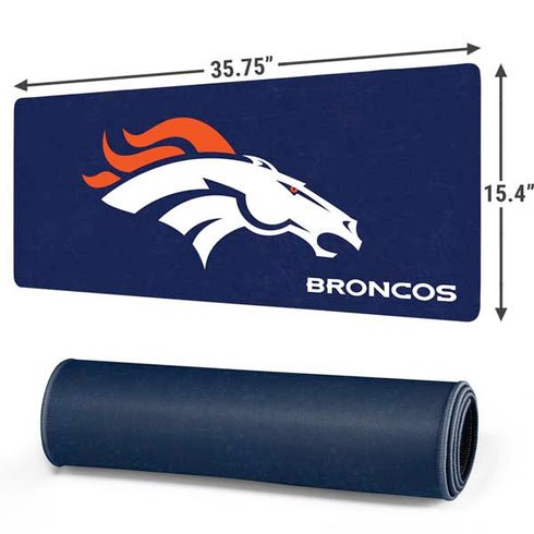 NFL Denver Broncos - Distressed Gaming Mouse Pad