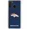 NFL Denver Broncos - Distressed Galaxy A21 Clear Case