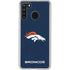 NFL Denver Broncos - Distressed Galaxy A21 Clear Case