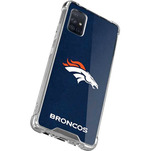 NFL Denver Broncos - Distressed Galaxy A51 5G Clear Case