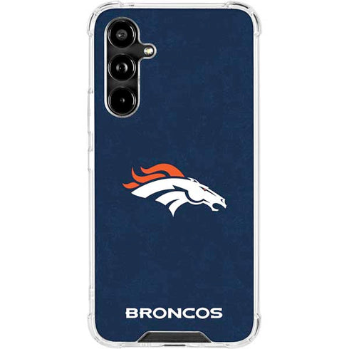 NFL Denver Broncos - Distressed Galaxy A54 5G Clear Case