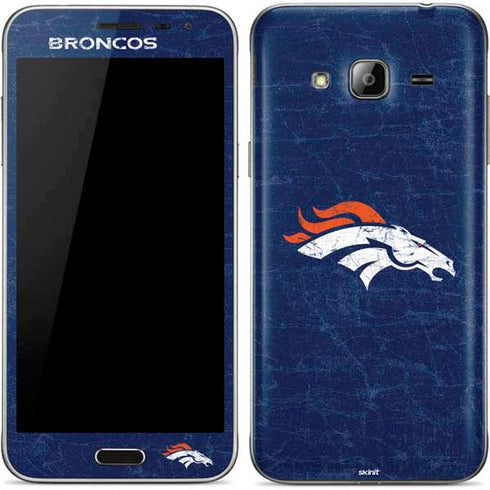 NFL Denver Broncos - Distressed Galaxy J3 Skin