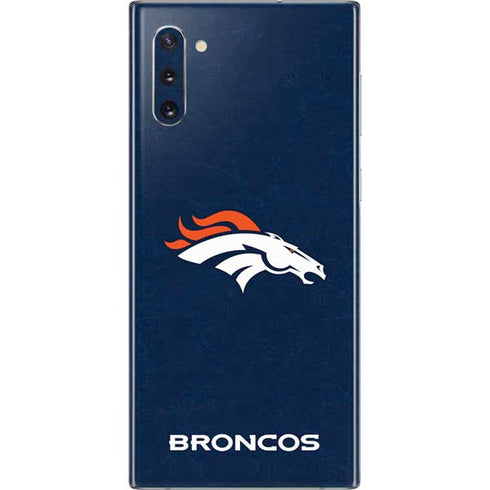 NFL Denver Broncos - Distressed Galaxy Note 10 Skin