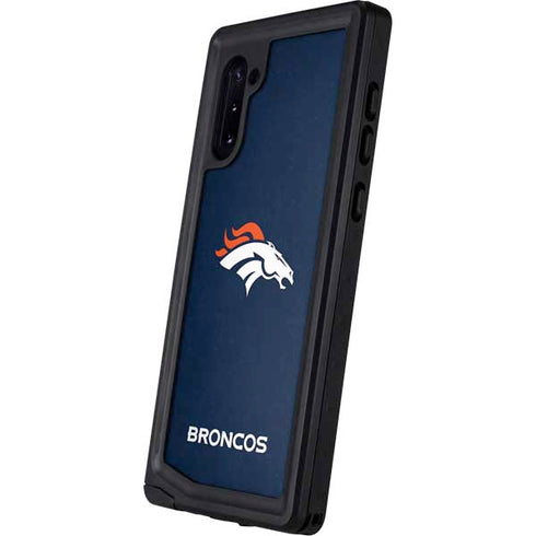 NFL Denver Broncos - Distressed Galaxy Note 10 Waterproof Case