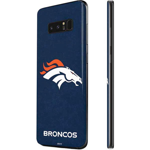NFL Denver Broncos - Distressed Galaxy Note 8 Skin