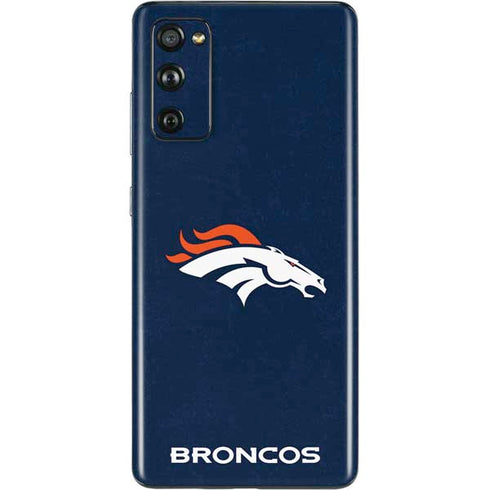 NFL Denver Broncos - Distressed Galaxy S20 Fan Edition Skin