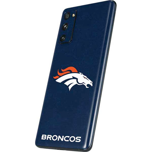 NFL Denver Broncos - Distressed Galaxy S20 Fan Edition Skin