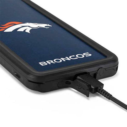 NFL Denver Broncos - Distressed Galaxy S20 Plus Waterproof Case