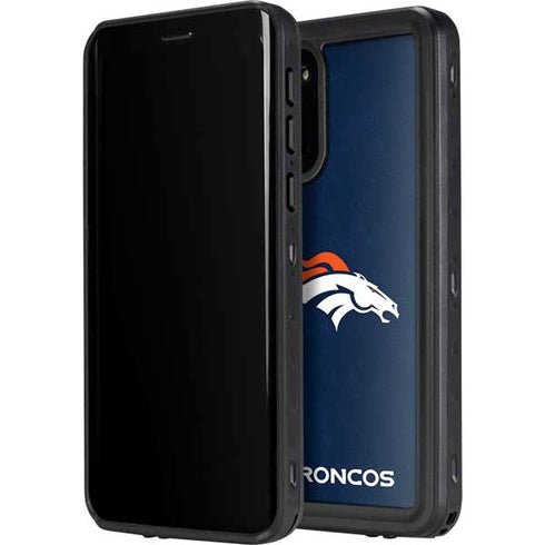 NFL Denver Broncos - Distressed Galaxy S20 Plus Waterproof Case
