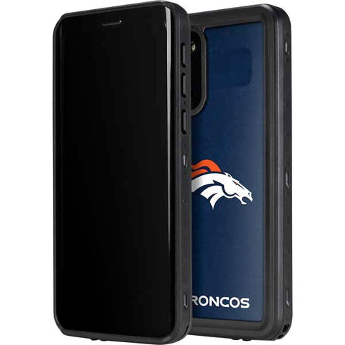 NFL Denver Broncos - Distressed Galaxy S20 Waterproof Case