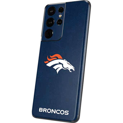 NFL Denver Broncos - Distressed Galaxy S21 Ultra 5G Skin