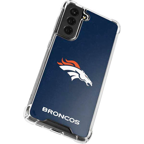 NFL Denver Broncos - Distressed Galaxy S22 Clear Case