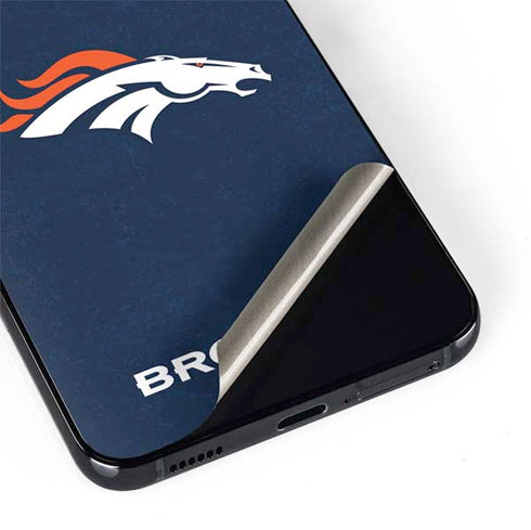 NFL Denver Broncos - Distressed Galaxy S22 Plus Skin