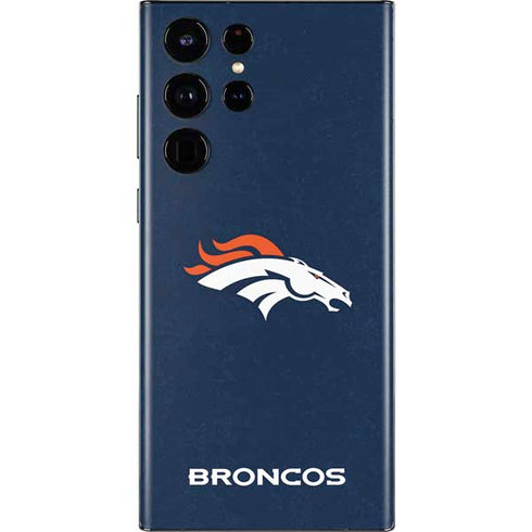 NFL Denver Broncos - Distressed Galaxy S22 Ultra Skin
