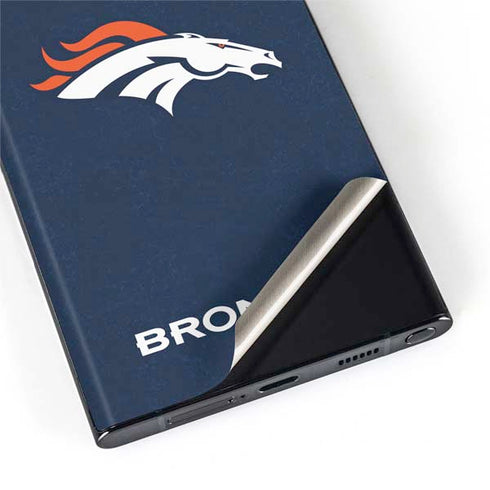 NFL Denver Broncos - Distressed Galaxy S22 Ultra Skin