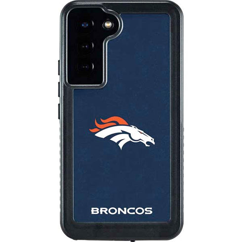 NFL Denver Broncos - Distressed Galaxy S23 Plus Waterproof Case