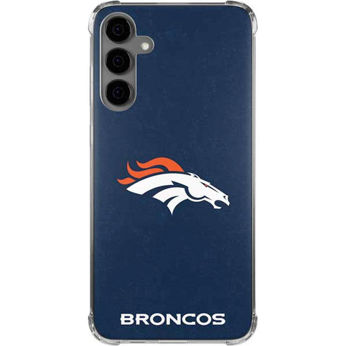 NFL Denver Broncos - Distressed Galaxy S24 Plus Clear Case
