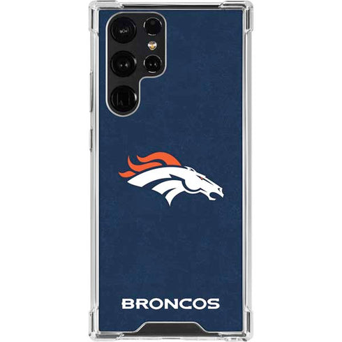 NFL Denver Broncos - Distressed Galaxy S24 Ultra Clear Case