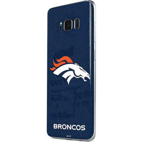 NFL Denver Broncos - Distressed Galaxy S8 Skin