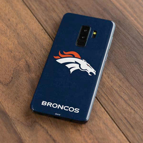 NFL Denver Broncos - Distressed Galaxy S9 Plus Skin