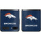 NFL Denver Broncos - Distressed Galaxy Z Flip Skin