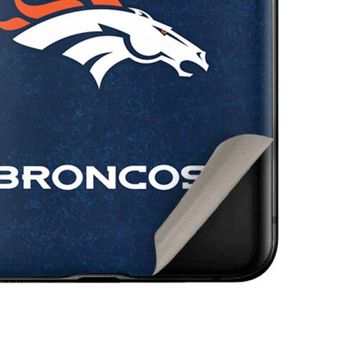 NFL Denver Broncos - Distressed Galaxy Z Flip Skin
